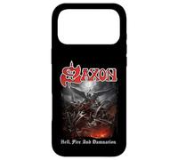 Carcasa para iPhone 17 Pro MAX Oficial Saxon Hell Fire Heavy Metal Band Vintage Retro