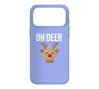 Carcasa para iPhone 17 Pro MAX Oh Deer Funny Saying for Men Women Kids