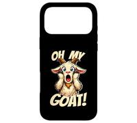Carcasa para iPhone 17 Pro MAX Oh My Goat Screaming Dibujos Animados Funny Divertido Meme Cabra