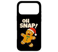 Carcasa para iPhone 17 Pro MAX Oh Snap Gingerbread Man Funny Christmas Men Women Kids