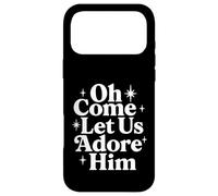 Carcasa para iPhone 17 Pro MAX Oh Ven Déjanos Adorarlo Cristiano Jesús Navidad