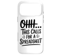 Carcasa para iPhone 17 Pro MAX Ohh, Esto Requiere Una Cita Divertida De Hoja De Cálculo