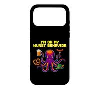 Carcasa para iPhone 17 Pro MAX Oktoberfest I'm On My Wurst Comportamiento Pulpo Pixel Art Cerveza