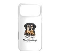 Carcasa para iPhone 17 Pro MAX Old Dogs New Beginnings Senior Rescue Dog Cute Rescue Dog