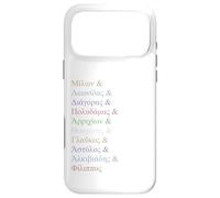 Carcasa para iPhone 17 Pro MAX Olímpicos griegos Ellinika Ampersand para Mujeres y Hombres