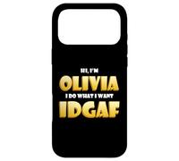 Carcasa para iPhone 17 Pro MAX Olivia Joke Idgaf Meme Cute Halloween Costume For Olivias