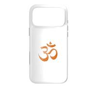 Carcasa para iPhone 17 Pro MAX Om Print Yoga marrón Desvanecido Ohm Mantra Símbolo Sánscrito AUM