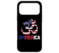 Carcasa para iPhone 17 Pro MAX Ommerica OM Yoga Bandera Americana 4 de Julio Yogi Yogini