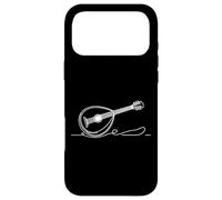 Carcasa para iPhone 17 Pro MAX One Line Bouzouki Art Minimalista Música Griega Diseño