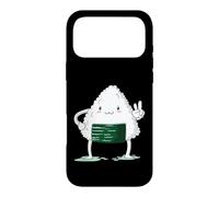 Carcasa para iPhone 17 Pro MAX Onigiri Muestra el Signo de la Paz