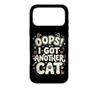 Carcasa para iPhone 17 Pro MAX Oops! I Got Another Cat Fun Kitten Lover Retro Mujeres Gato Mamá