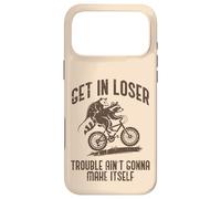 Carcasa para iPhone 17 Pro MAX Opossum Get In Loser Trouble Funny Possum Raccoon Hombres Mujeres