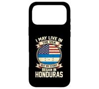 Carcasa para iPhone 17 Pro MAX Orgullo hondureño Americano Mi Historia comenzó en Honduras