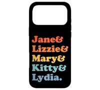Carcasa para iPhone 17 Pro MAX Orgullo y prejuicio Jane Austen - Bennet Sisters