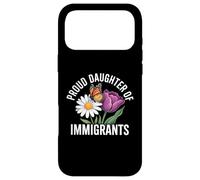 Carcasa para iPhone 17 Pro MAX Orgullosa Hija de inmigrantes Mariposa Floral