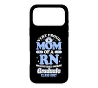 Carcasa para iPhone 17 Pro MAX Orgullosa RN Graduate Mom Class of 2027 Nursing