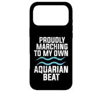 Carcasa para iPhone 17 Pro MAX Orgullosamente marchando hacia mi Propio Aquarian Beat Aquarius