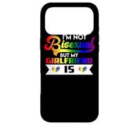 Carcasa para iPhone 17 Pro MAX Orgulloso Orgullo LGBTQ + CSD No Soy Bisexual Sino mi Novia