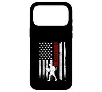 Carcasa para iPhone 17 Pro MAX Orientando la Bandera Estadounidense, Corredor patriótico Estadounidense en apuros