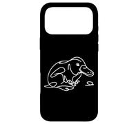 Carcasa para iPhone 17 Pro MAX Ornitorrinco Dibujo Artístico de Líneas