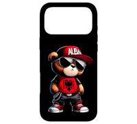 Carcasa para iPhone 17 Pro MAX Oso de Peluche con Bandera de Albania Iliria albanesa Shqip
