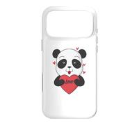 Carcasa para iPhone 17 Pro MAX Oso Panda con Gran corazón Amor
