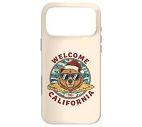 Carcasa para iPhone 17 Pro MAX Oso Surfista Navideño - Welcome to California Diseño
