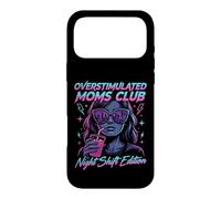 Carcasa para iPhone 17 Pro MAX Overstimulated Moms Club Retro Night Shift Edition Mama