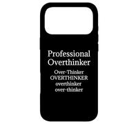 Carcasa para iPhone 17 Pro MAX Overthinker Camiseta Divertida Profesional Overthinker