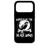 Carcasa para iPhone 17 Pro MAX Pájaro japonés Whisper of The Black Wing Black Raven Vintage