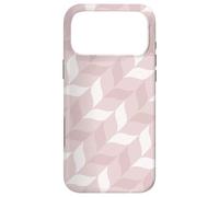 Carcasa para iPhone 17 Pro MAX Pale Pink Beige Waves Petal Curve Lines Art Nouveau Pattern