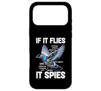 Carcasa para iPhone 17 Pro MAX Paloma Si Vuela Espías Paloma Anatomía Teoría Pájaro CCTV