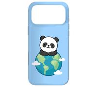 Carcasa para iPhone 17 Pro MAX Panda Madre Tierra Día Divertido para Amante del Planeta Ambiente