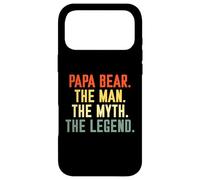 Carcasa para iPhone 17 Pro MAX Papa Bear The Men The Myth The Legend El Mejor papá Día del Padre