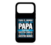 Carcasa para iPhone 17 Pro MAX Papá Divertido Diciendo para el Mundo Que Solo tú Eres Nuestra Familia