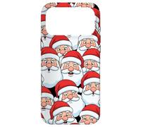 Carcasa para iPhone 17 Pro MAX Papá Noel Divertido se enfrenta a la Multitud Caso para