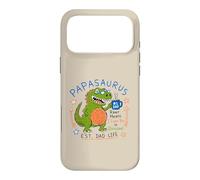 Carcasa para iPhone 17 Pro MAX Papasaurus Number One Dad Funny Dinosaur Rex Día del Padre