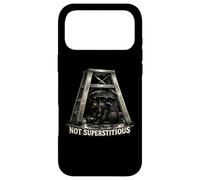 Carcasa para iPhone 17 Pro MAX Paraguas de Gato Negro Debajo de la Escalera de Vidrio Roto superstición