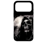 Carcasa para iPhone 17 Pro MAX Parca Oscuro Gótico Estético Motorista Tatuaje Ángel De La Muerte