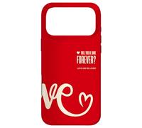 Carcasa para iPhone 17 Pro MAX Pareja VE con Texto Love Cuando se USA Dos Personas para una confesión de propuesta