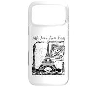 Carcasa para iPhone 17 Pro MAX Paris with Love from Paris France French Postcard