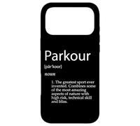 Carcasa para iPhone 17 Pro MAX Parkour Definición Salto Urbano Carrera Libre Escalada Parkour