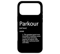 Carcasa para iPhone 17 Pro MAX Parkour Definition Urban Salto Freerunning Gear Parkour