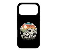 Carcasa para iPhone 17 Pro MAX Parque Nacional Wind Cave, Dakota del Sur, diseño Retro Vintage