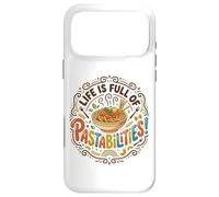 Carcasa para iPhone 17 Pro MAX Pasta Lover Comida Italiana Juego de Palabras Spaghetti Noodle