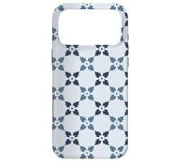 Carcasa para iPhone 17 Pro MAX Pastel Blue Leaves Petals Stars Ice Snowflakes