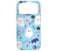 Carcasa para iPhone 17 Pro MAX Pastel Goth Aesthetic Cute Spooky Ghost Bat Girl in Blue