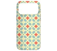 Carcasa para iPhone 17 Pro MAX Pastel Yellow Orange Rounded Square Ring Circle Pattern
