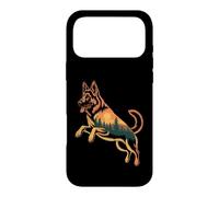 Carcasa para iPhone 17 Pro MAX Pastor Alemán Naturaleza Bosque Perros Pastor Alemán