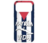 Carcasa para iPhone 17 Pro MAX Patria y Vida Cuban Flag Cuba Cuban Roots Black